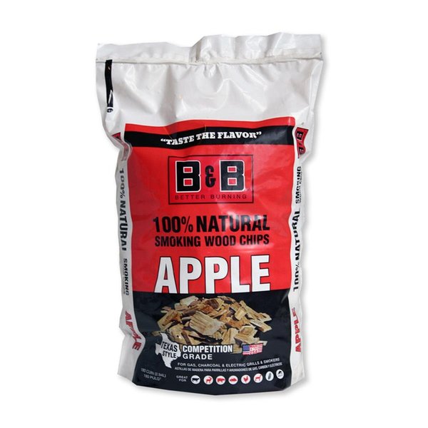 B&B Charcoal 180 cu. in. Apple Wood Smoking Chips B&6879